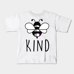 Be Kind Asexual Bee Gay Pride LGBT Rainbow Gift Kids T-Shirt